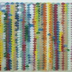 Stripes, tinta spray sobre tela, 150 x 200 cm, 2011.