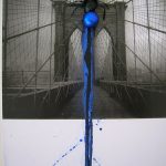 Flumenpont n°1, Universe New York, Fotografia, encáustica, vidro, plástico e limalha, 39 x 31 cm, 2001-2005.