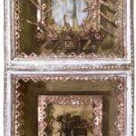 Fernando Lucchesi, Divino Duplo, Madeira e cobre, 75 x 38 x 20 cm.