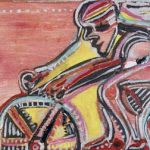 Fast Bike Acrílica e óleo sobre tela 50 x 70 cm