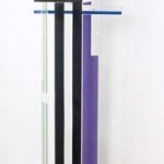 Eduardo Sued Escultura Placa de Acrílico, tinta duco e parafusos de metal cromados 200 x 100 x 70 cm