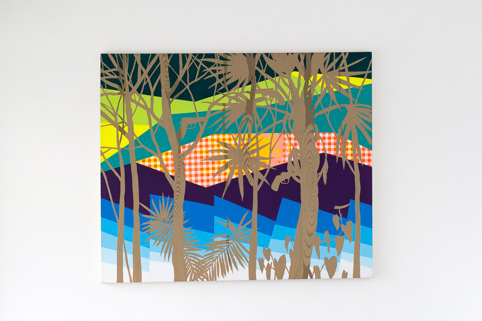 Floresta, Acrílica sobre tela, 150X180cm, 2015