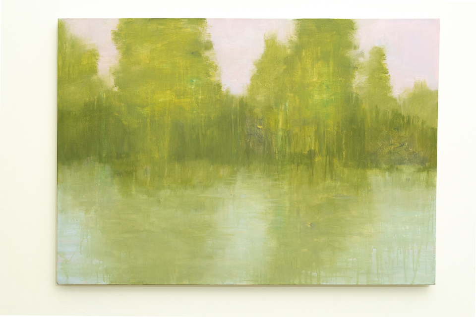 Pintura 220, Acrílica e guache sobre tela, 70 x 100 cm, 2014.