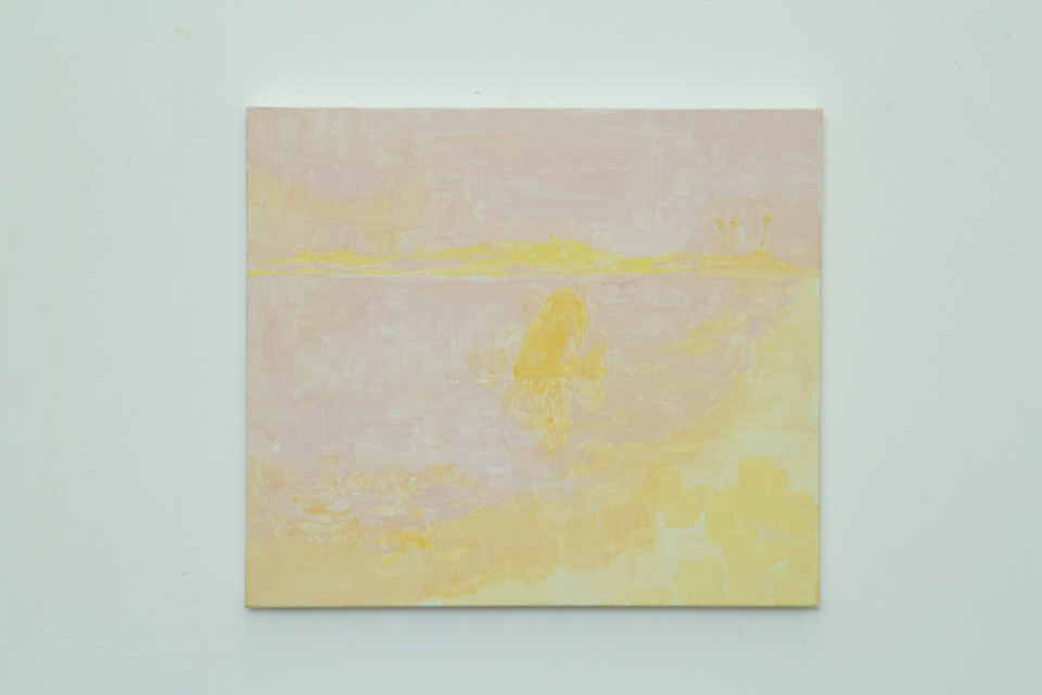 Pintura 283, Acrilica e Guache sobre tela, 52 x 60 cm, 2016.