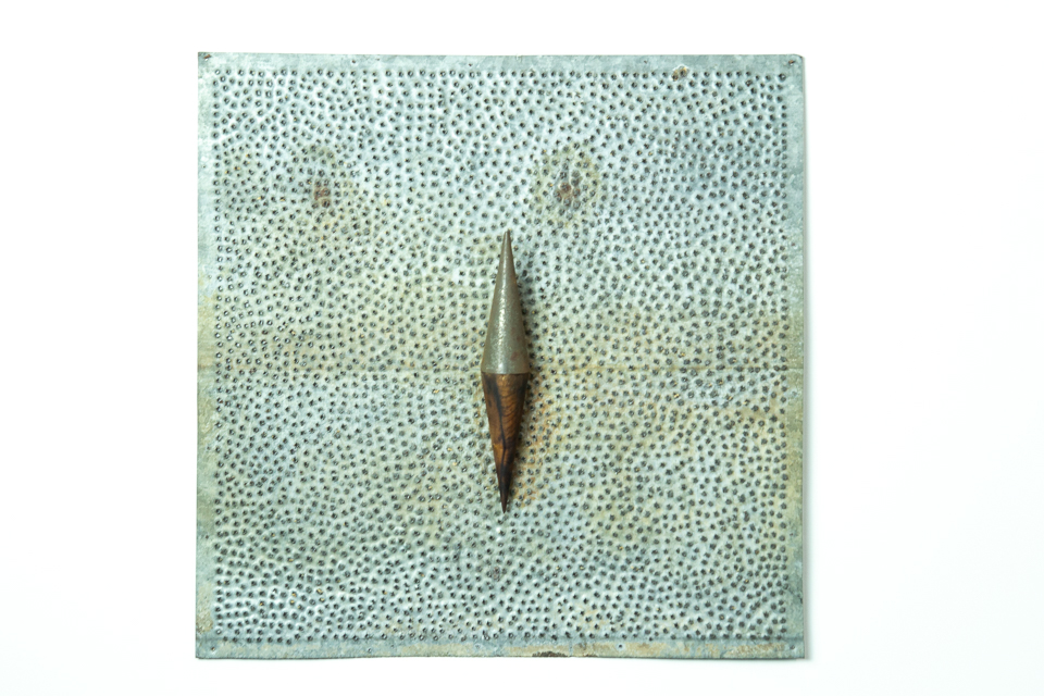 Placa, Zinco e Ferro, 35 x 35 cm, 2000