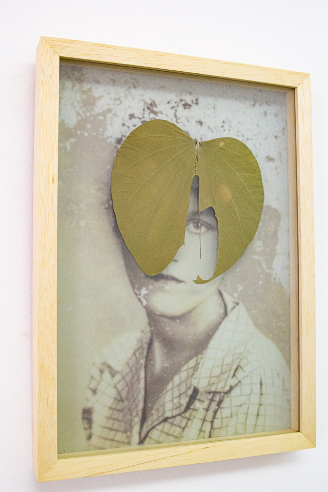 Christus Nobrega, Folha de Rosto, impressão e folha prensada sobre vidro, 29 x 20 cm