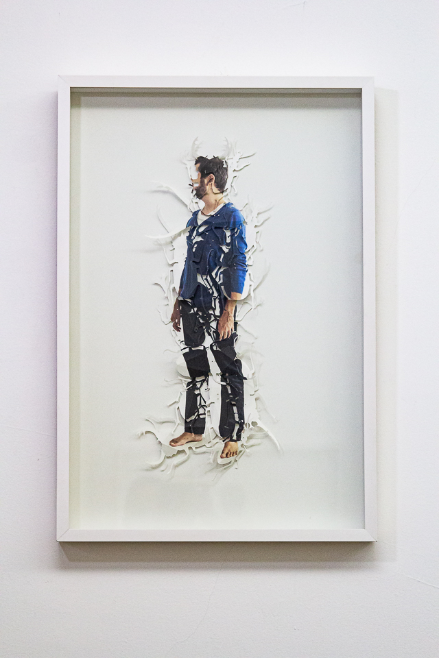 Christus Nóbrega, Besouro, Impressão sobre papel recortado e alfinetes, 78 x 53 cm, 2013, Tiragem 5 de 5