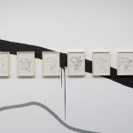 Juliana Gontijo, Braseiro, Monotipia sobre papel pólen 6 peças, 21 x 29,7 cm (cada), 2019