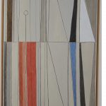 Júlio Villani, Dois Pontos Fracos, Acrílica, Carvão e Caulim sobre tela, 130 x 89 cm, 2012