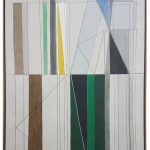 Júlio Villani, Frontal, Acrílica, carvão e caulim sobre tela, 130 x 194 cm, 2013