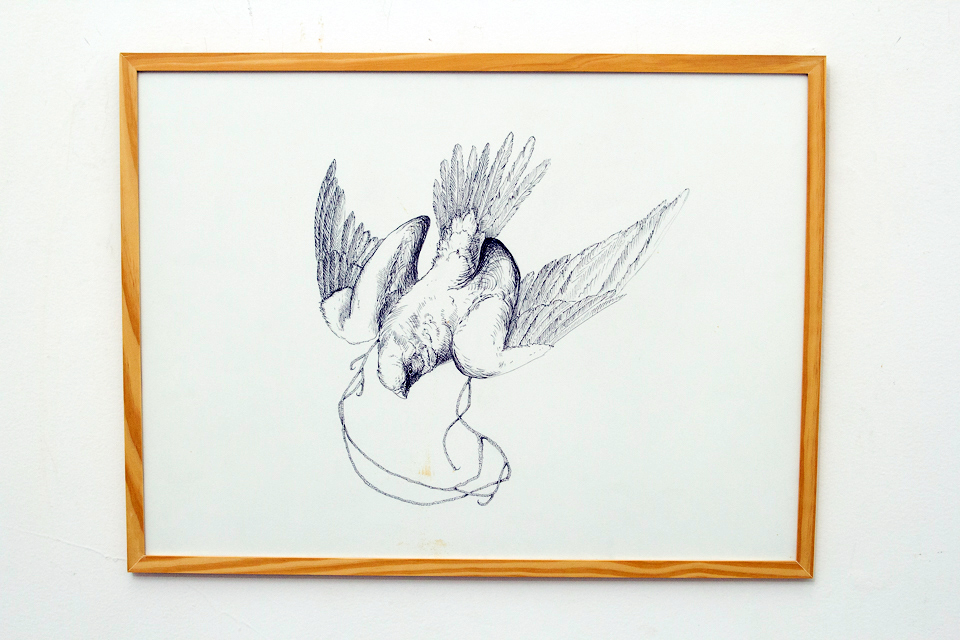 Vítor Mizael, Sem título, Nanquim sobre papel, 56 x 75 cm, 2016-18