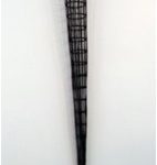 Marcos Coelho Benjamim Cone em Grade Ferro e Solda Elétrica, 152 x 13 cm de diâmetro, 2005.