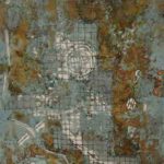 Hilal Sami Hilal Série Cartas Cobre/Corrosão, papel e Oxidação 64 x 51 cm, 2001