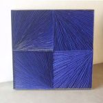 Marcos Coelho Benjamim Quadrado Azul Objeto em zinco pintado em Azul 50 x 50 cm, 2006