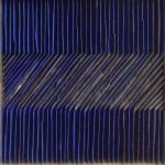 Marcos Coelho Benjamim, Quadrado Azul, Zinco oxidado pintado em azul, 27 x 27 cm