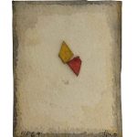 Arthur Piza, AP 69, Aquarela e colagem sobre papel tourchon, 9 x 7,3 cm