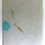 Hilal Sami Hilal Série Cartas Papel feito a mão de fibra de algodão, pigmentos e inscrições em relevo 90 x 70 cm, 2012.