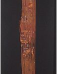 Rubens Ianelli Pectras Guache sobre fragmentos de madeira 111 x 8 x 3 cm, 2006.