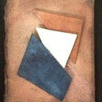 Arthur Luiz Piza, PA 5, Aquarela em papel Tourchon e colagem, 9,5 x 7,5 cm