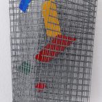 Arthur Luiz Piza, T – 999, Arame galvanizado e zinco pintado em acrílica, 25 x 20 x 10 cm
