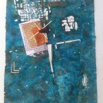 Hilal Sami Hilal, Mão Boba, Cobre/Corrosão e Oxidação, 67 x 54 cm, 2012.
