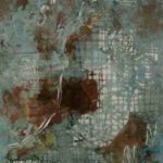 Hilal Sami Hilal, Série Cartas, Cobre/Corrosão, papel e oxidação, 65 x 51 cm, 2011