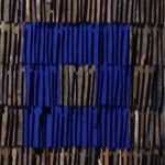 Marcos Coelho Benjamim, Quadrado, zinco oxidado pintado em Azul, 27 x 27 cm