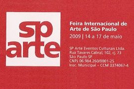 2009: SP-Arte – Feira Internacional de Arte de São Paulo