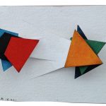 Arthur Luiz Piza, TM 15001, Aquarela e colagem sobre papel Tourchon, 11 x 13,5 cm