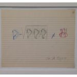 Anna Bella Geiger, Equações Variáveis, Frottage, Grafite, lápis de cor sobre folha de caderno, 23 X 33cm, 1978