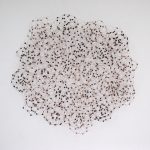 Luiz Hermano, Núvem 8, madeira e cobre, 100 x 100 x 20 cm, 2016