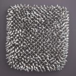 Luiz Hermano, Broto, resina cromada e cobre, 60 x 60 x 10 cm, 2016