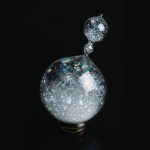 Amélia Toledo, Glu-Glu, vidro soprado, água e espumante, 30 x 18 cm de diâmetro , Multiplo