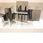 Amélia Toledo, Mundo de Espelhos, 10 placas de cortes variáveis, 22 x 22 cm, 1966 - multiplo reedição 1989