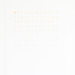 Brisa Noronha, Sem Título -Série Coesão, pedras sobre papel de algodão, 57 x 44 cm, 2016