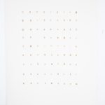 Brisa Noronha, Único Ausente -Série Coesão, pedras sobre papel de algodão, 107 x 80 cm, 2016