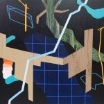 James Kudo, Sem Título, Acrílica sobre tela, 80 x100 cm, 2018
