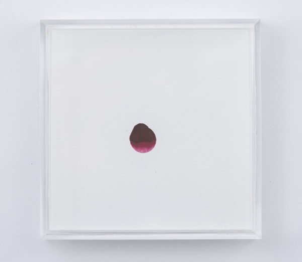 Arlete Kalaigian, Sem Título, Acrílica sobre papel em acrílico, 13 x 13 x 4 cm, 2019