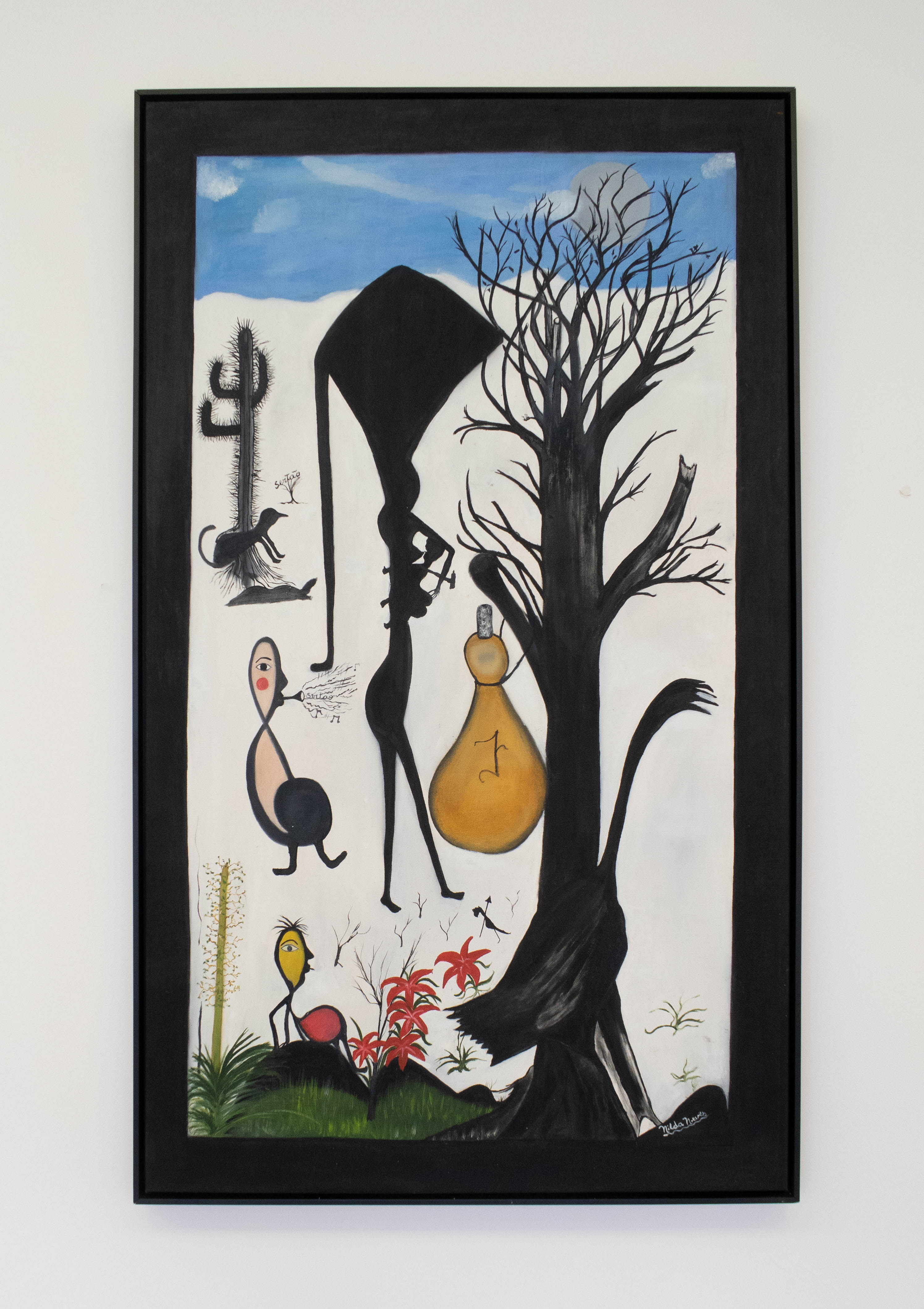Nilda Neves, Coisas do meu Sertão, Óleo sobre tela, 140 x 80 cm, 2019