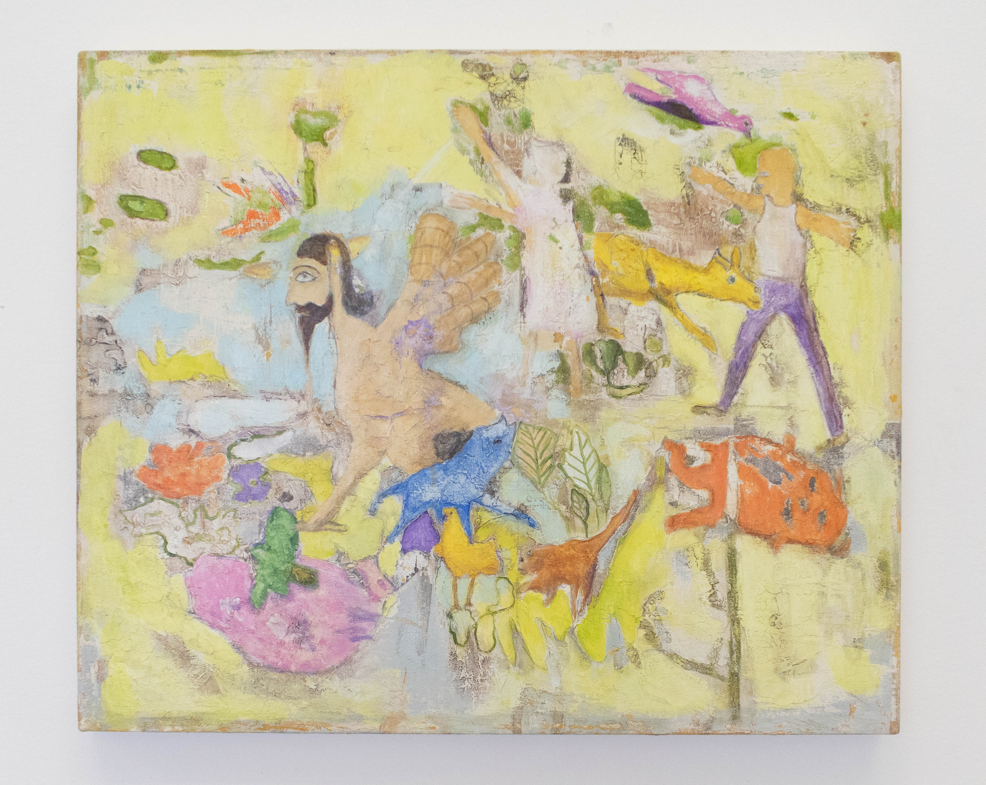 Rosa Hollmann, O Lobisomem, Acrílica sobre tela, 50 x 60 cm, 2012