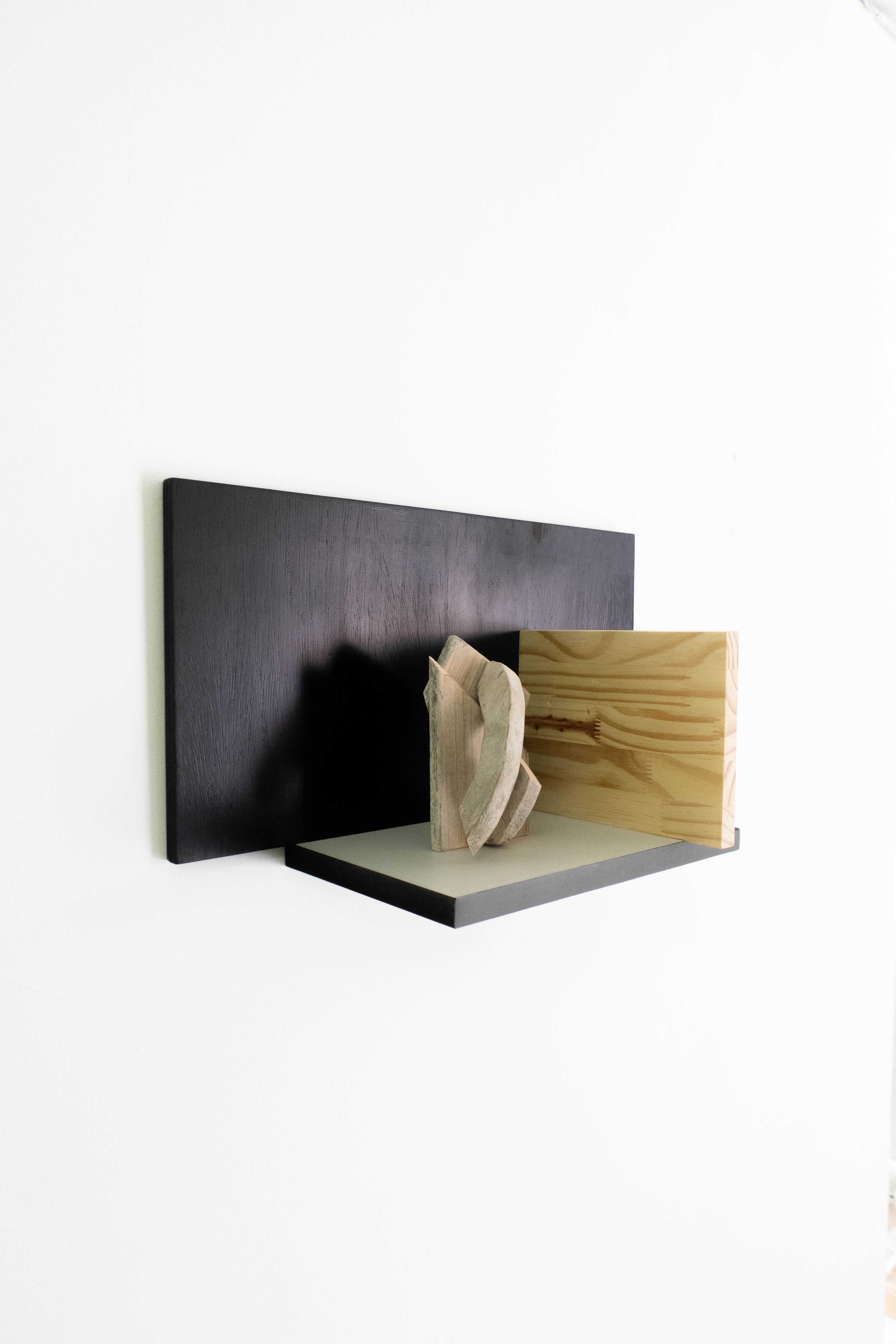 Gustavo Lourenção, Pa de Pedreiro, Escultura de parede em madeira e MDF, 26 x 52 x 21 cm, 2016
