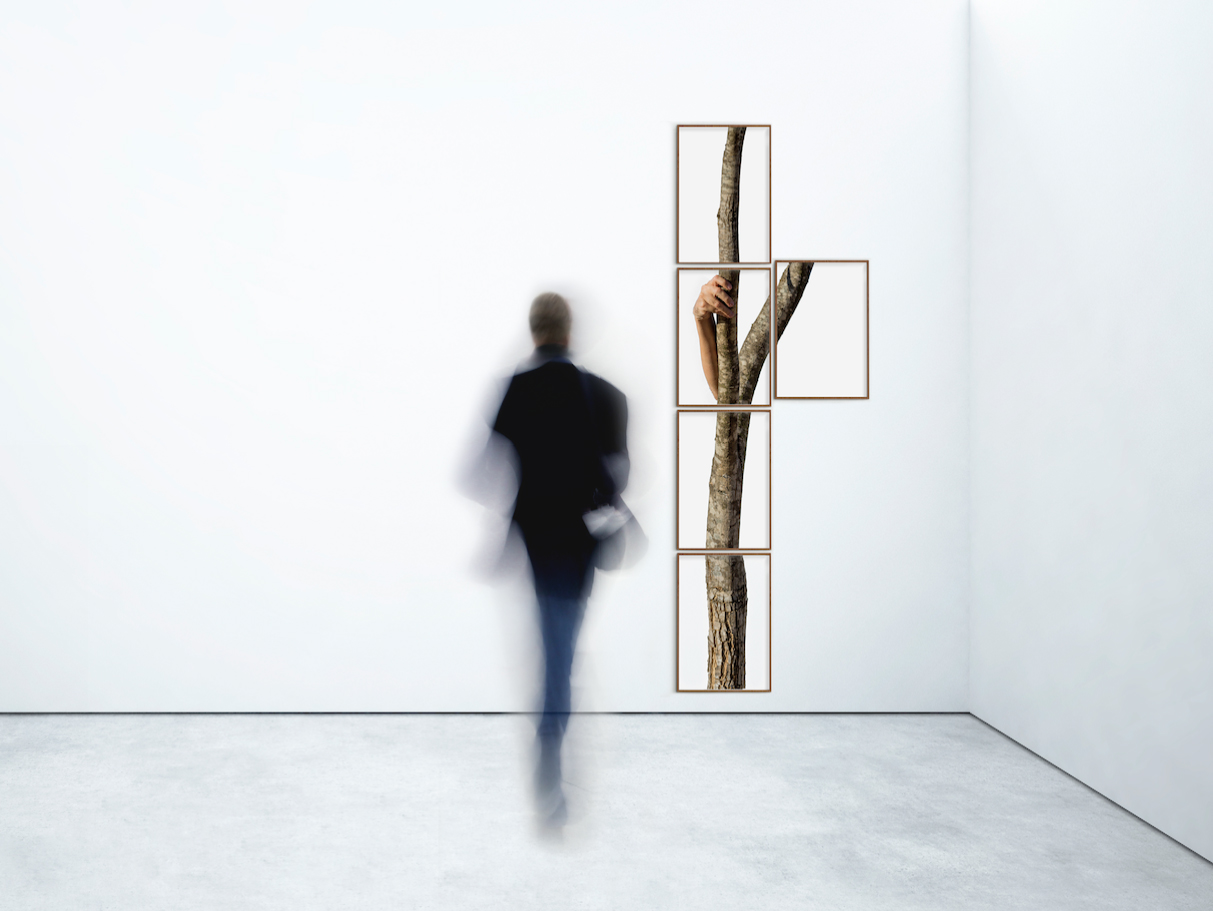 Christus Nóbrega, Abraço Aos Que Me Guardam, Políptico, Pigmento Mineral Sobre Papel de Algodão, 260 x 125 cm, 2015