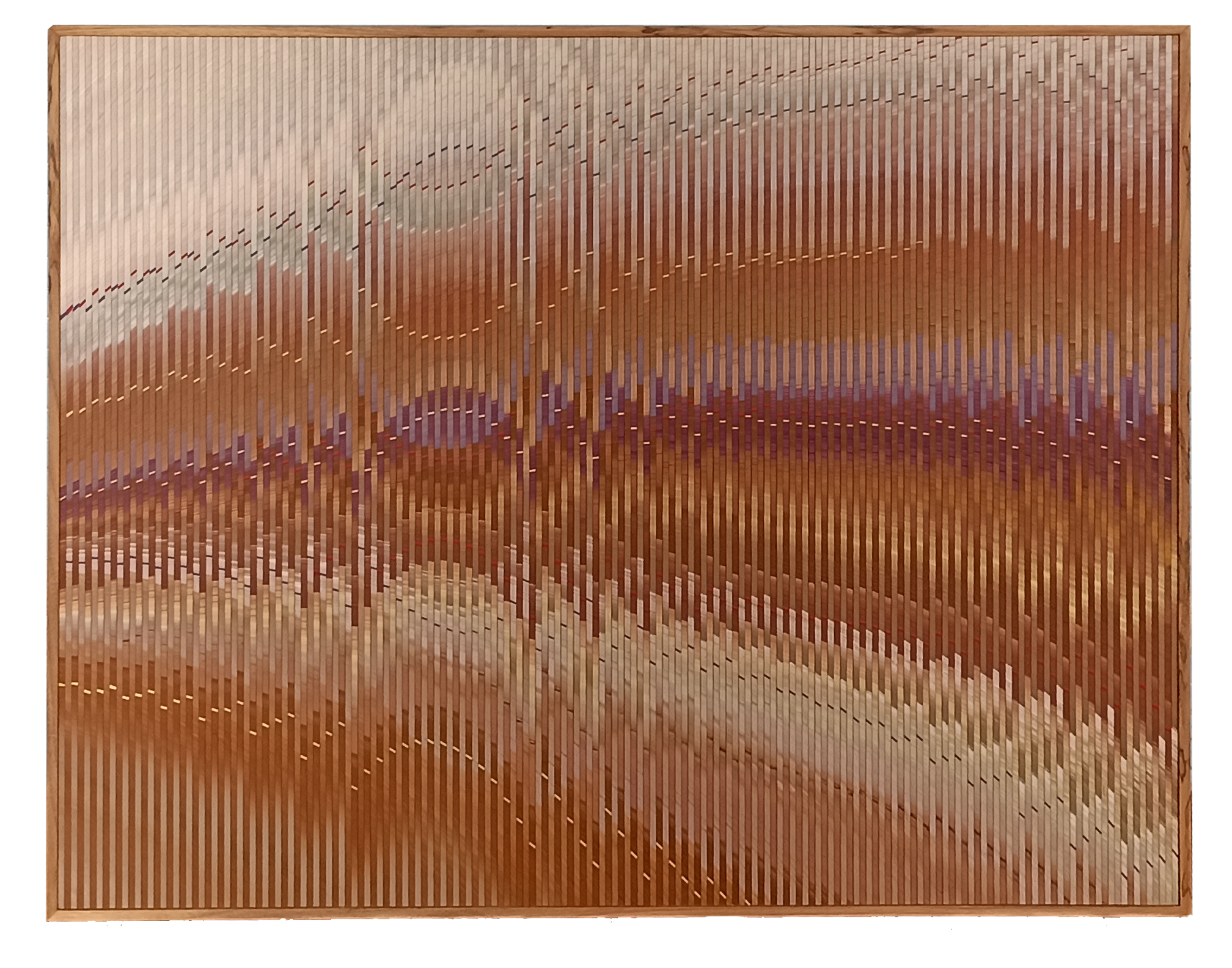 Abraham Palatnik, W-950, acrílica sobre madeira, 70 x 80 cm, 2016