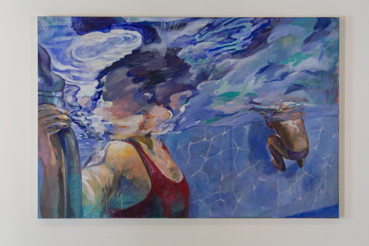Makh, Sem Título, óleo e acrílica sobre linho, 89 X 133 cm, 2012